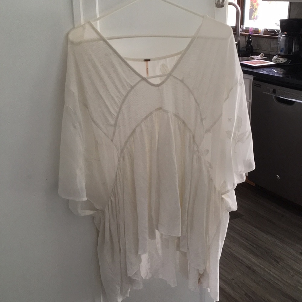 Free people white shirt